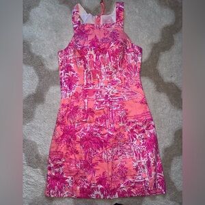 Lilly Pulitzer Vibrant Pink and White Dress